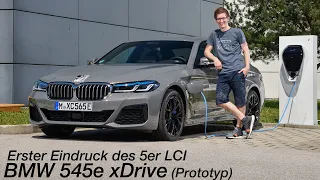 Erste Fahrt im neuen BMW 545e xDrive (G30 LCI) mit 394 PS / 600 Nm [4K] - Autophorie