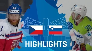 Czech Republic - Slovenia | Highlights | #IIHFWorlds 2017