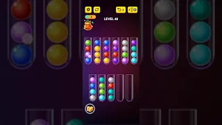 Ball Sort Puzzle 2021 level 49 gameplay walkthrough