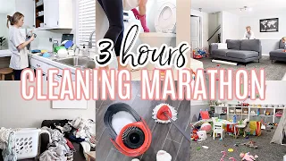 EXTREME CLEAN WITH ME MARATHON || OVER 3 HOURS OF CLEANING MOTIVATION || GALINA FED