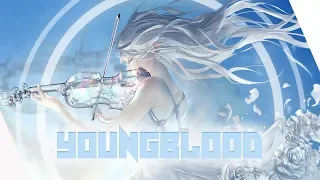 Nightcore - Youngblood 「Electric Violin Ver./ Lyrics」(5 Seconds of Summer)