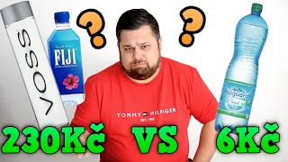 Voda za 230kč?? Proč je tak drahá a bude chutnat lépe než ta za 6Kč?