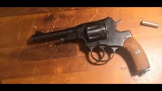 Model 1895  Russian Nagant Revolver.