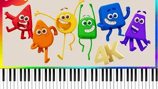 Colourblocks Theme Song 4K Sheet Music