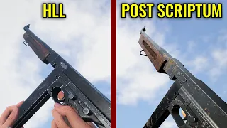 Hell Let Loose vs Post Scriptum - Weapons Comparison