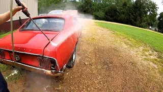 1969 mustang First wash in decades