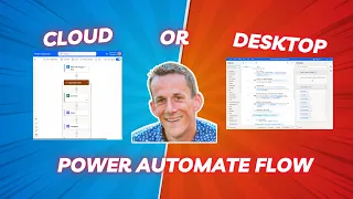 Power Automate | Cloud or Desktop | A Beginners Tutorial #PowerAutomate #RPA #Tutorial