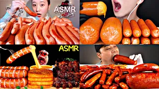 MUKBANGERS EATING JUICY SAUSAGE😍SAUSAGE ASMR MUKBANG🔥EATING ASMR MUKBANG🥵mukbang complition