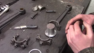 Pouring A Babbitt Rod Bearing - Cletrac Crawler