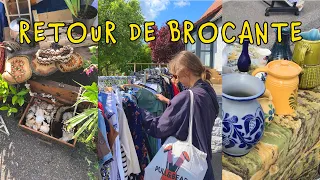 RETOUR DE BROCANTE 🌷 haul + vlog