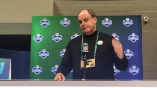 Pittsburgh Steelers GM Kevin Colbert talks edge rushers, head coaching at NFL Combine