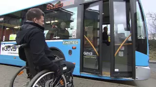 Busfahrer Schulung - Rollstuhlfahrer (negative Reaktion des Fahrers)