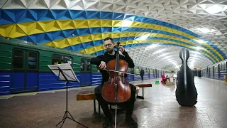 Cellist Performs Bach Inside Kharkiv Metro Station