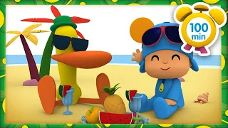 🎶 POCOYO in ENGLISH - Summer Party 🌴 [ 100 minutes ] | Full Episodes | VIDEOS and CARTOONS for KIDS