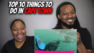 🇿🇦 American Couple Reacts "TOP 15 THINGS To Do in CAPE TOWN PART 2" | The Demouchets REACT