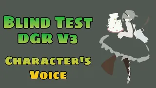 Blind Test Danganronpa V3 - Guess the character's voice (english)