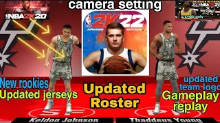 Nba 2k20 Update Roster To 2k22 Android | Nba 2k20 Latest Update | Nba 2k20 Android Gameplay