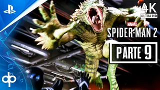 Marvel's SPIDERMAN 2 PS5 Gameplay Español Parte 9 | SPIDERMAN VS LIZARD Spider-Man 2 (4K 60FPS)