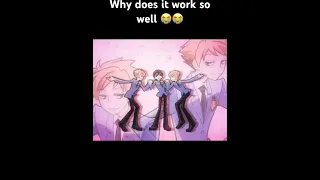 This is the best I one I’ve tried so far #ohshc #ouranhighschoolhostclub #anime #animeopening #meme
