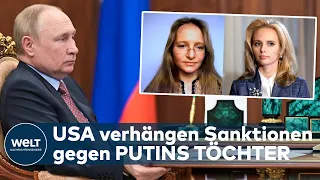 USA verhängen SANKTIONEN gegen PUTINS TÖCHTER - Selenskyj drängt auf Öl-Embargo | UKRAINE-KRIEG