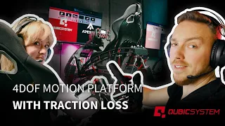 Qubic System QS-V20 | 4DOF Racing Simulator with Traction Loss