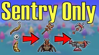 Can You Beat Terraria Using Sentry Weapons Only?