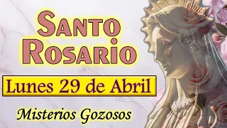 Santo Rosario CORTO de Hoy lunes 29 de abril 2024🌺MISTERIOS GOZOSOS🌺Rosario a la Virgen SIN ANUNCIOS