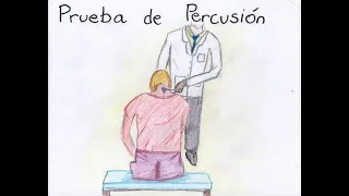 Prueba de percusión cervical, exploración de columna vertebral.