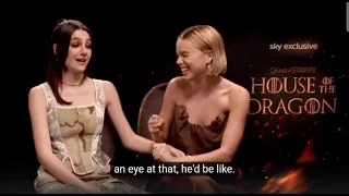 House of the Dragon' Cast discuss how Rhys Ifans would make them laugh on set... ☺️😁😆🤣🤣🤣😍💚