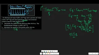 How to Solve Uniform Electric Field Problems and How a Microwave Heats Up Food (Physics Classes)