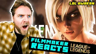 FILMMAKER REACTS TO LEAGUE OF LEGENDS AWAKEN + DEEP DIVE BREAKDOWN! | HOLY SMOKES!!