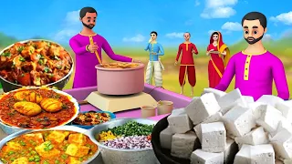 पनीर अंडा सब्जी स्ट्रीट फूड - Paneer Egg Curry Street Food Hindi Kahaniya Moral Stories Maa Maa TV