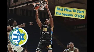 Bonzie Colson ● Maccabi Tel Aviv ● 2023 24 Best Plays & Highlights To Start The Season!