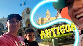 ENTRAMOS a GUATEMALA, Probamos el POLLO CAMPERO y visitamos ANTIGUA GUATEMALA|| VlogueandoEnGuate