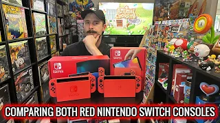 Comparing both Red Nintendo Switch Consoles! Is there a difference?