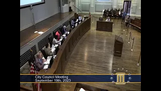 MONTGOMERY CITY COUNCIL MEETING (9/19/23)