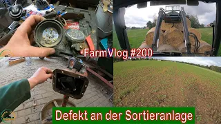 Farmvlog #200: Defekt an der Sortieranlage | Neue LED Arbeitsscheinwerfer für Agrotron 6160