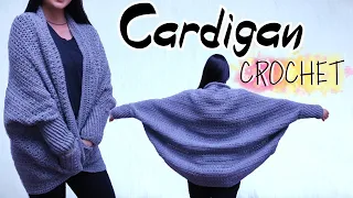 HOW TO CROCHET A CARDIGAN - Beginner Friendly