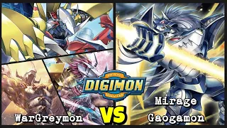 WarGreymon OTK VS MirageGaogamon (Bt15 Meta) | Digimon TCG