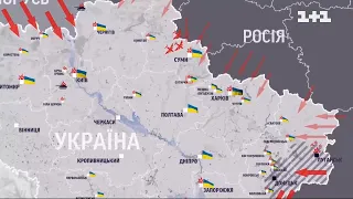 Війна в Україні: карта бойових дій станом на 8 березня 2022 року