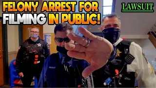 "YOU NEED MY PERMISSION TO FILM! ITS THE LAW!” UNLAWFUL ARREST & SEIZURE OF PROPERTY! 1A AUDIT FAIL!