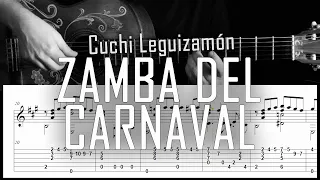 Zamba del carnaval - Fingerstyle guitar -  Arreglo solista con partitura y tablatura