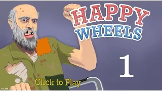 Прохождения Happy Wheels часть 1: Санта жертвует собой ради меня