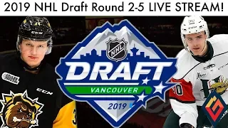 2019 NHL Entry Draft LIVE STREAM! (Rounds 2-5 Prospects Reaction Jack Hughes/Kaapo Kakko/Trade Talk)