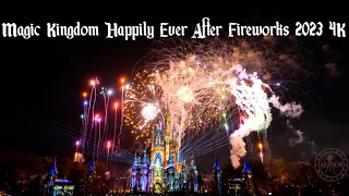 Magic Kingdom Happily Ever After Fireworks 2023 FULL SHOW in 4K | Walt Disney World April 2023
