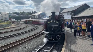 Double Fairlie + CH Funkey B-B | 10 ‘Merddin Emrys’ | Ffestiniog Railway | Porthmadog | 02/08/23