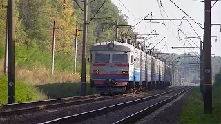 «100» ЭР9М-4007 | ЭР9М-383 рейсом 813 Зерново - Фастов