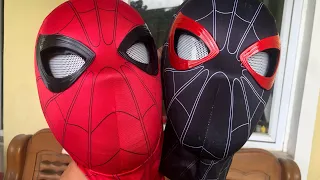 Daily vlog Topeng spiderman bisa kedip kok bisa viral