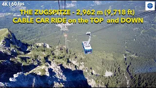 AUSTRIA III GERMANY I The Zugspitze at 2,962 m (9,718 ft) III Cable Car ride on the top I TIROL I 4K