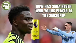 How has Saka NEVER won Young Player of the Season!?